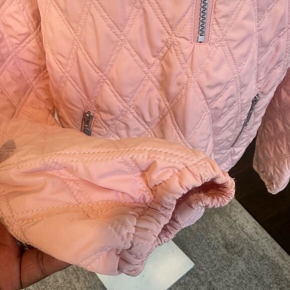 Sundance Rose Quilted 1/4 Zip Pullover Jacket L - Picture 4 of 8